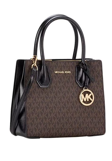 michael kors mercer signature medium messenger|Michael Kors mercer medium satchel.